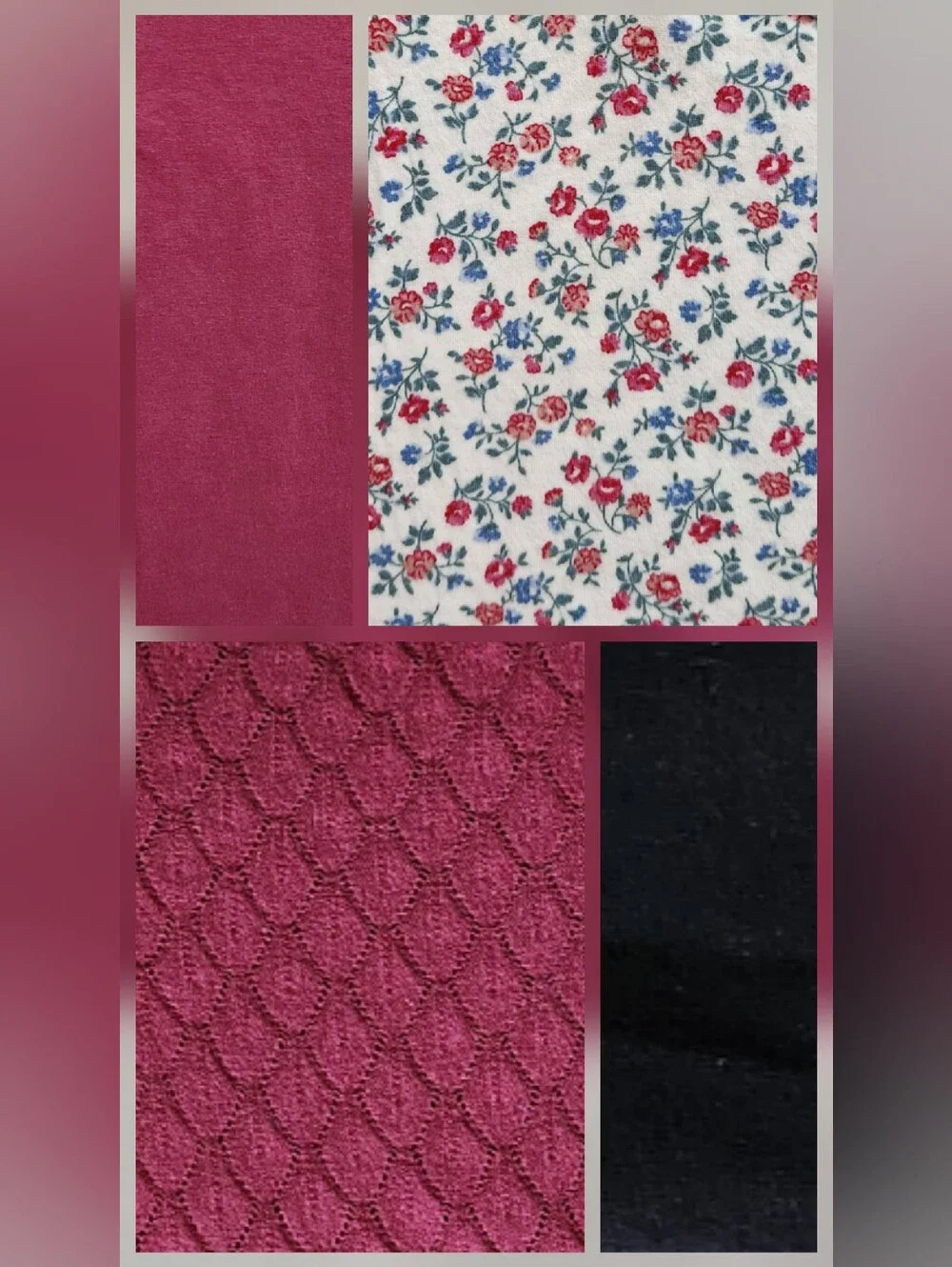 Girls 4T Autumn Back To School Mix & Match Bundle | Floral, Knit Dress | 4 Piece